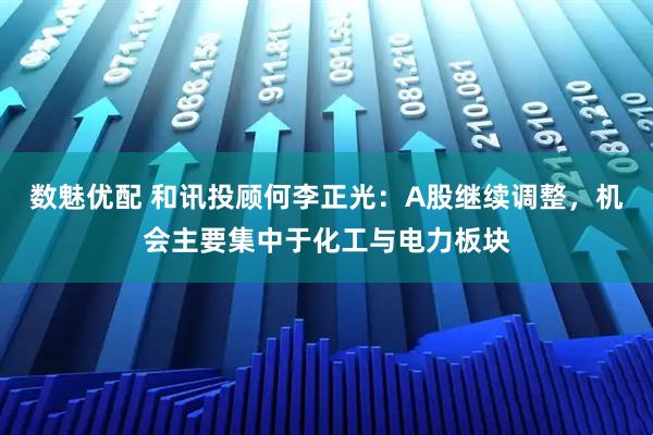 数魅优配 和讯投顾何李正光：A股继续调整，机会主要集中于化工与电力板块