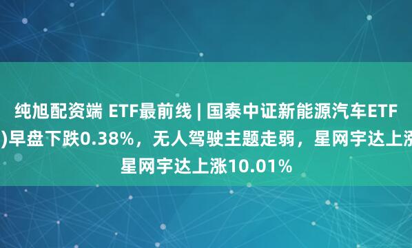 纯旭配资端 ETF最前线 | 国泰中证新能源汽车ETF(159806)早盘下跌0.38%，无人驾驶主题走弱，星网宇达上涨10.01%