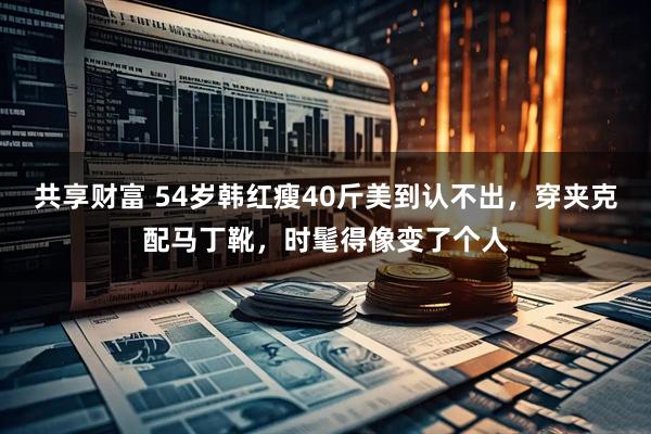 共享财富 54岁韩红瘦40斤美到认不出，穿夹克配马丁靴，时髦得像变了个人